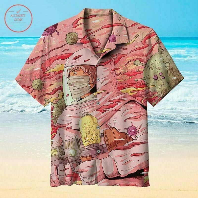 Heroes fighting COVID-19 Hawaiian Shirt
